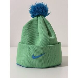 Nike Beanie Hat Youth, Green & Blue